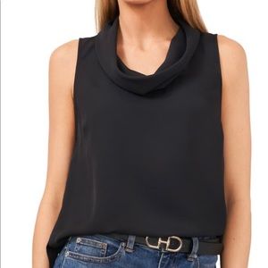 NWOT Vince Camuto Cowl Neck Sleeveless Blouse